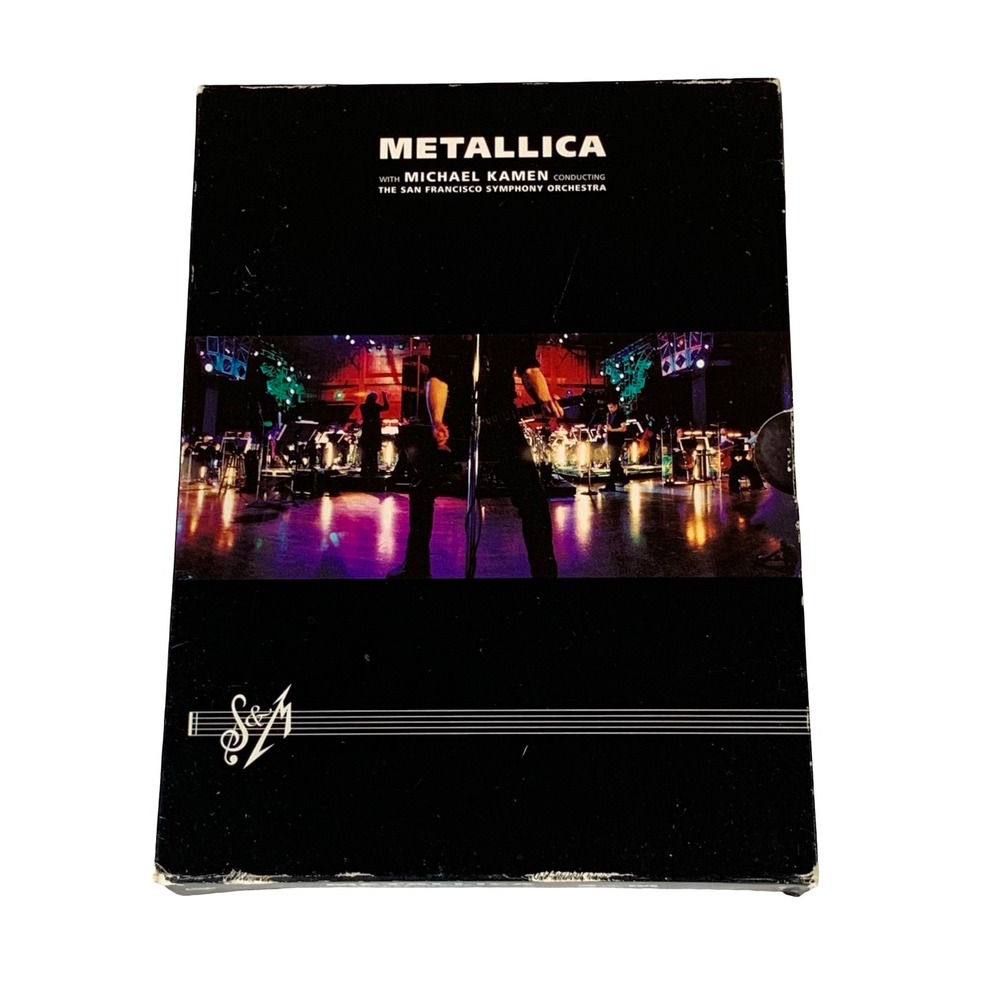 Metallica S&M 2-Disc DVD Michael Kamen San Francisco Symphony Orchestra 2000